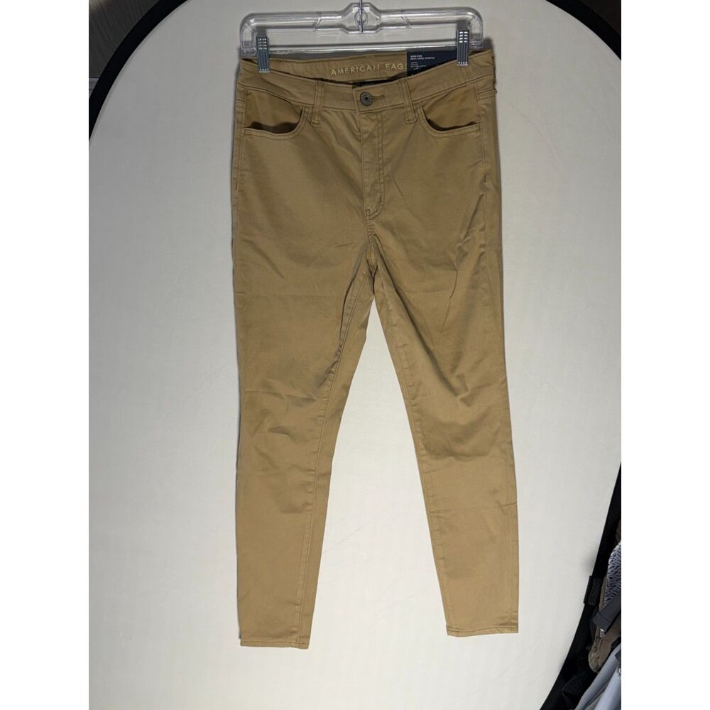 NWT American Eagle Women’s 6 Short High Rise Next Level Stretch Khaki Jeggings